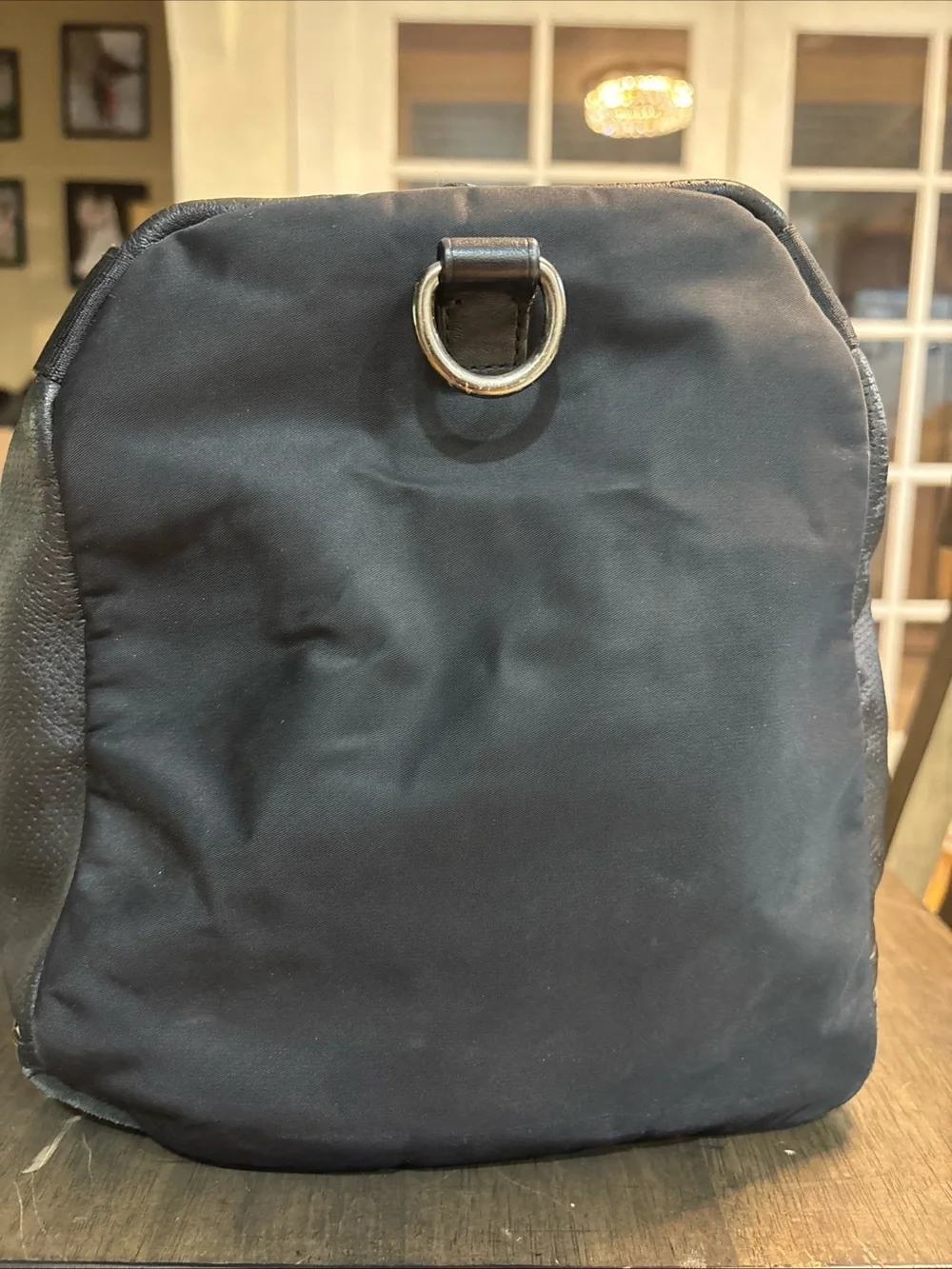 Coach Leather Travel Duffel Bag - Black